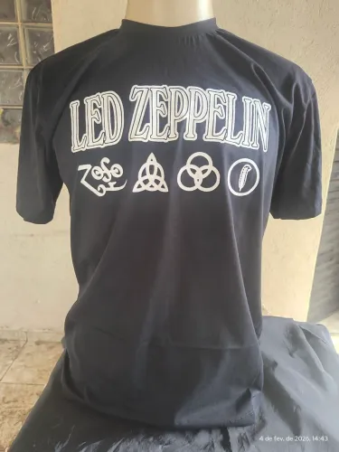 Camiseta Led Zeppelin tamanho M