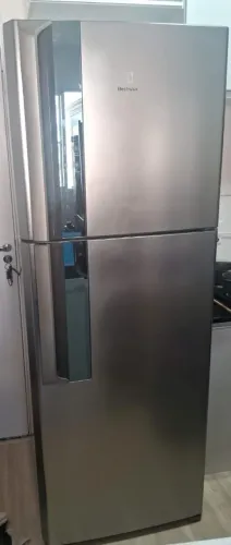 Geladeira Electrolux 480L inox