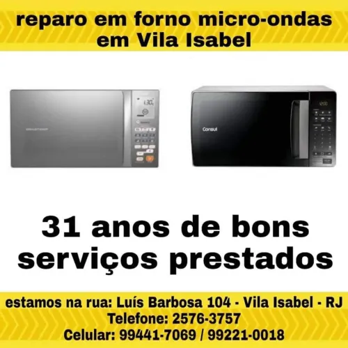 Conserto de micro-ondas