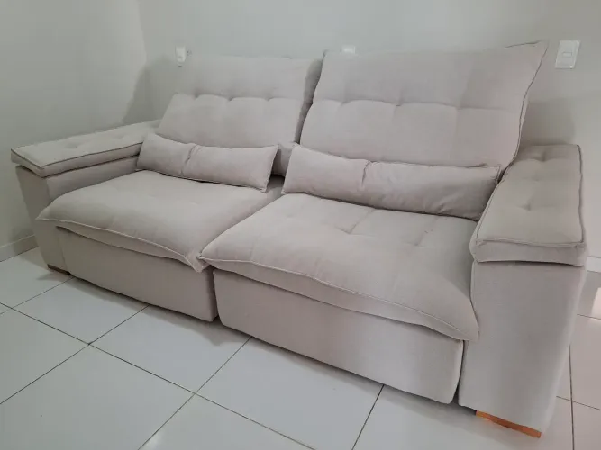 Sofa 4 lugares retrátil