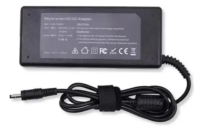 Fonte Carregador Notebook 19.5v 3.34a 65w Plug 4.0x1.7mm Preto