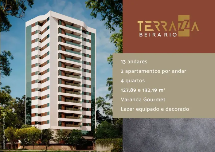 Madalena, Recife Apartamento 127 m², 4 quartos, piscina e espaço gourmet.