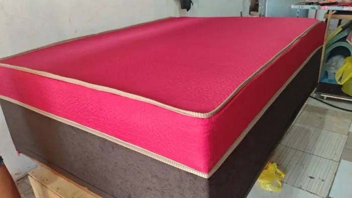Cama box molas ensacada 