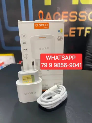 Cabo De Iphone Carregador Original - Tipo type C xiaomi samsung motorola + USB C turbo