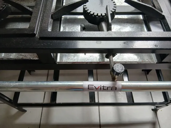 FOGAO INDUSTRIAL 3 BOCAS EVITRA