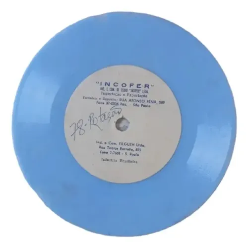 Raro Vinil Compacto 78 Rpm Em Cartão De Natal Corporativo # (Usado)