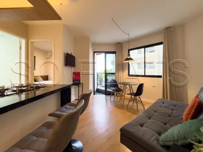 Flat Columbia disponível para locação com 40m², 01 dormitório e 01 vaga de garagem