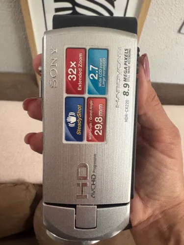 Filmadora e camera sonyCX-220