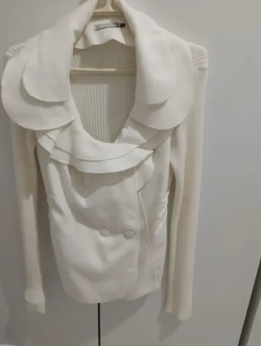 Blusa de lã com manga canelada - Marca Skunk - Tamanho GG