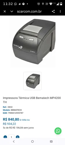 impressora de nota fiscal
