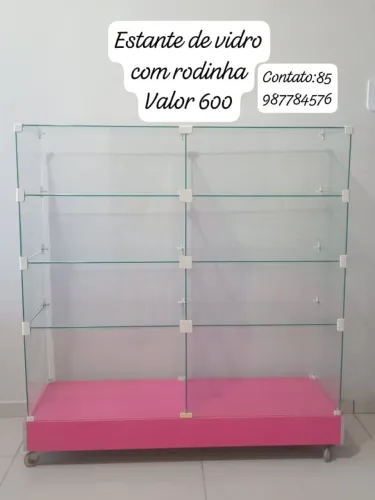 Balcão de vidro