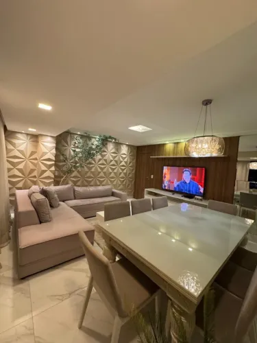 Capim macio apartamento vista mar lindo com tres quarto sendo 2 suite mais lavabo couzin