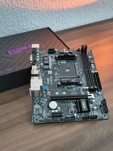 Placa Mãe Mancer B450M DX Nova | Caixa Original | Envio OLX Pay | Aceito Cartão