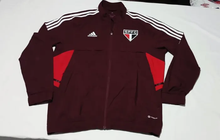 Jaqueta Corta Vento São Paulo Adidas 2022 Futebol