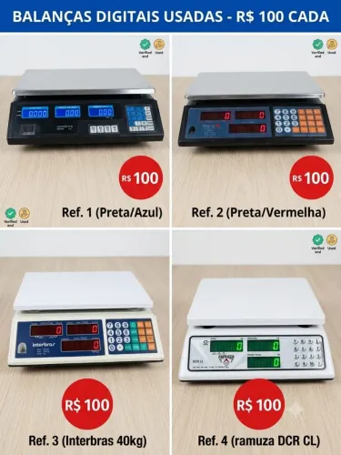 Balança Digital Comercial (Vários Modelos) - R$ 100 Cada (Desapego)