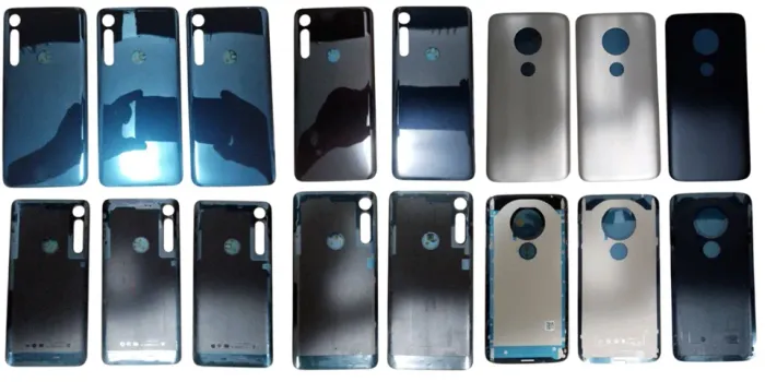 Tampa Traseira Moto G6 G7 G8 Play e Plus One Lote 10 Peças