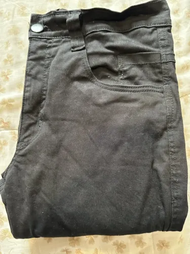 Calça Cargo Tática Moto Preta Reforçada no Joelho Tam 42