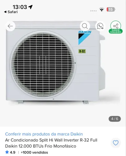 Ar condiciona Daikin 