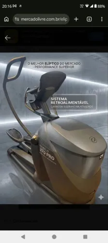 Elíptico octone de alta performance semi novo
