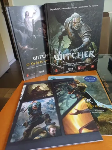 The Witcher RPG (Básico+Escudo do Mestre+Diário do Bruxo)