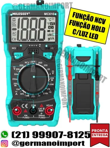 Multimetro Mileseey Digital Mc616 Profissional Pronta entrega