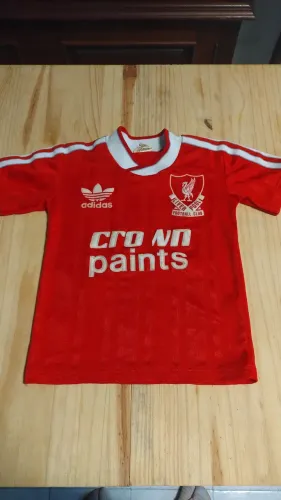 camisa de futebol retrô infantil ORIGINAL do Liverpool FC,