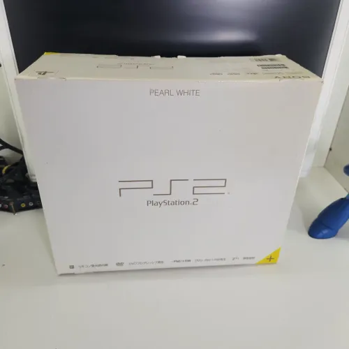 Playstation 2 edição Pearl White original