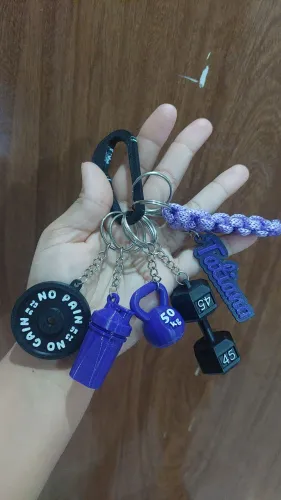 Chaveiro academia 3D