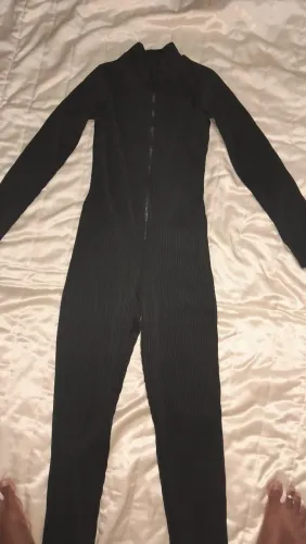 Macacão manga longa preto