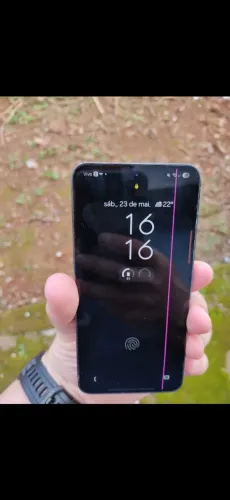 Samsung s23 512 com linha na tela