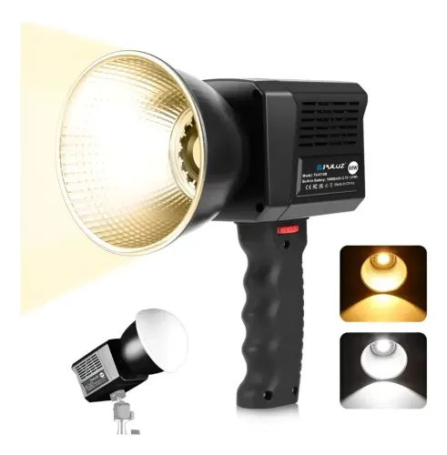 Luz De Vídeo Led 60w 2500k-6500k Com Bateria Recarregável