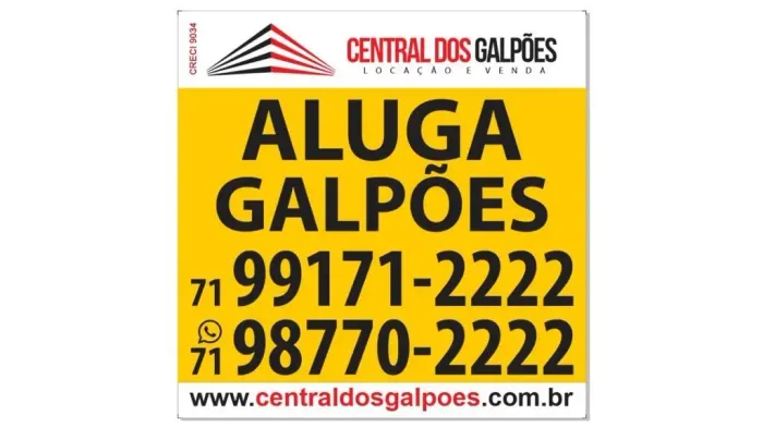 Galpão/Depósito/Armazém para aluguel com 1000 metros quadrados em Dom Avelar - Salvador -