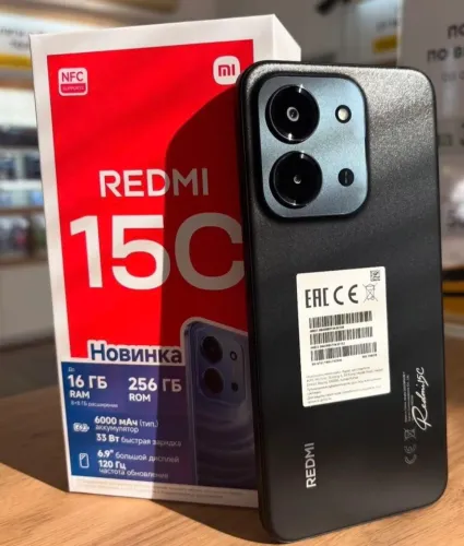Redmi 15C (Global) Tooop + Entrega 256/8 - Preto -
