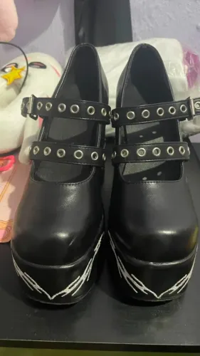 Maryjane Romwe Goth Plataforma