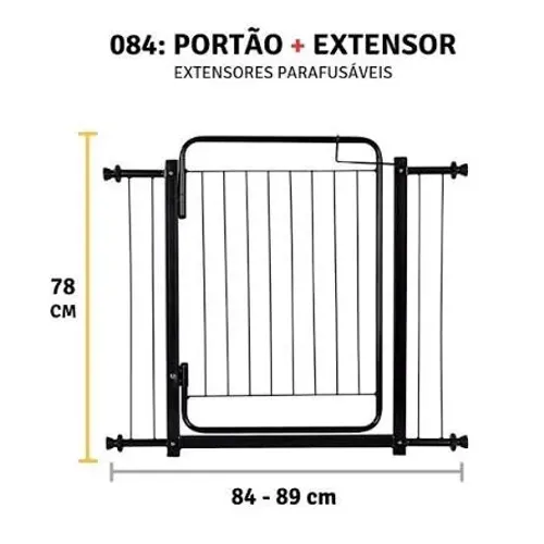 Portão para pet criança removível porta segurança cachorro gato
