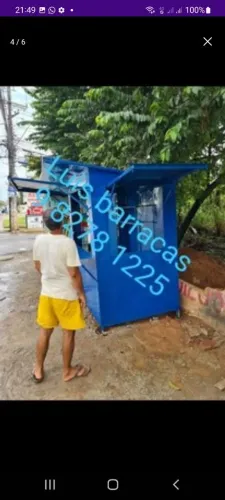 Barraca fábrica 1.000 reais o metro c/ carreto