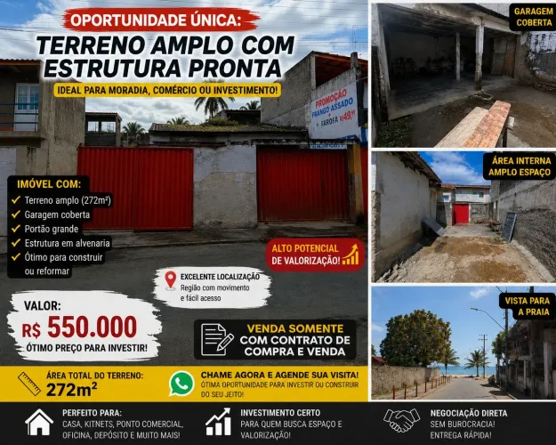 Terreno em São Thomé de Paripe