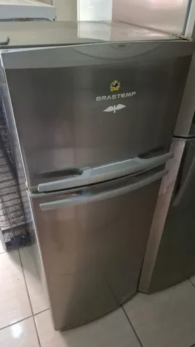 Geladeira Brastemp Clean Frost Free Inox Duplex