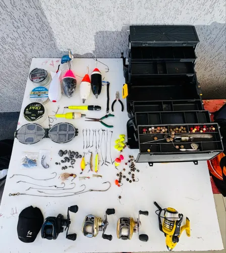 Kit pesca, vara carretilha assesorios