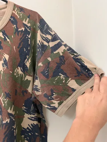 2 camisas de algodão camuflada