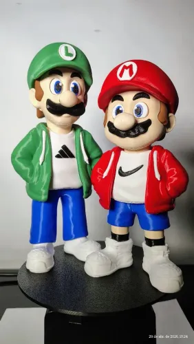 Mário e Luigi - Estilo Urbano (Valor individual entre em contato)