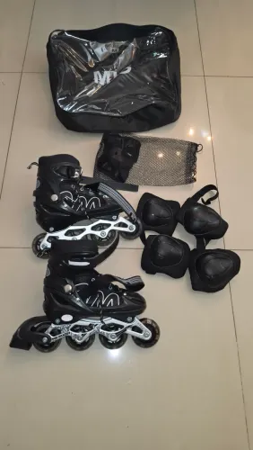KIT Patins (Roller) Infantil Tamanho M (35)
