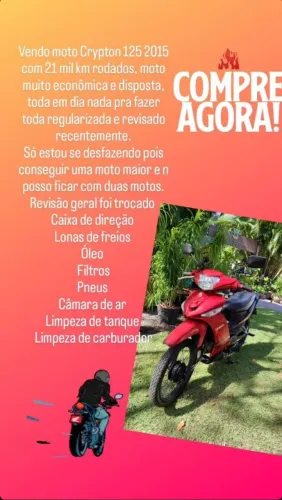 Yamaha Crypton 125cc 40km/L