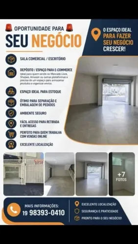 Alugo Para comércio, Depósito e Sala comercial