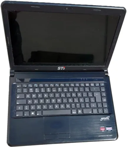 Laptop Notebook Semp Toshiba STI NA1401 Infinity (NÃO LIGA) ideal p/ conserto ou desmanche