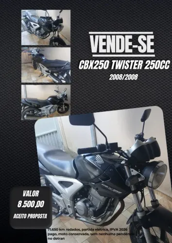 Honda twister 2008