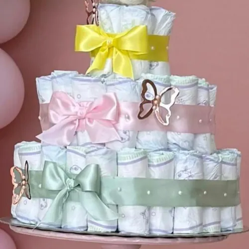 BOLO DE FRALDAS (para chá de bebe/fraldas)