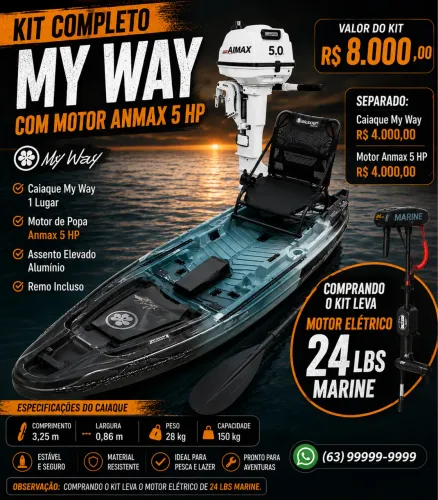 Caiaque com motor