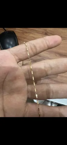Corrente de ouro 18 k 70 cm