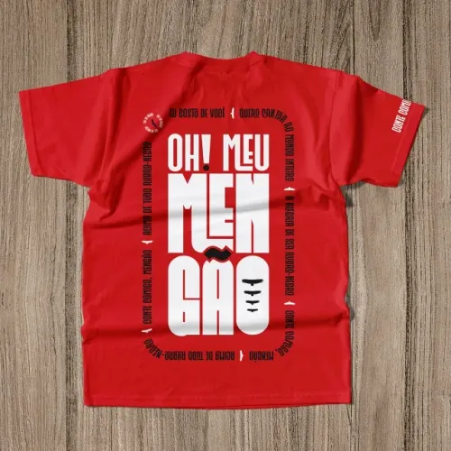 Camisa Flamengo Vermelha - Oh! Meu Mengão